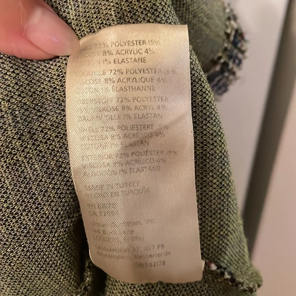 Free People‎ Multicolor Tweed Altered Dress See Measurements